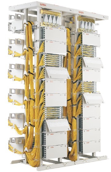 1152芯MODF光纖總配線架產品安裝圖片介紹——寧波普緯達通信設備有限公司